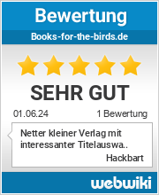 Bewertungen zu books-for-the-birds.de