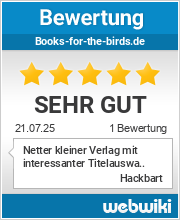 Bewertungen zu books-for-the-birds.de